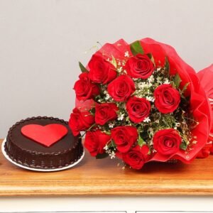 Decadent Choco Cake beautifully adorned with fresh flowers, ideal for celebrations, birthdays, or expressing love and appreciation on special occasions.