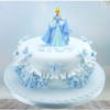 Disney Creamy Princess Cake adorned with colorful frosting and whimsical decorations, perfect for birthday celebrations, bringing joy to every little princess.