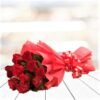 Fresh bunch of vibrant red roses, symbolizing love and passion, ideal for gifts on romantic occasions and special celebrations.