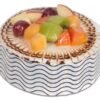 Mixed Vanilla Fruit Cake featuring layers of moist vanilla sponge and a colorful assortment of fresh fruits, elegantly decorated for special occasions.