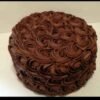 Rose Designer Chocolate Cake with rich chocolate layers and stunning rose-shaped decorations, ideal for weddings, birthdays, or special celebrations.