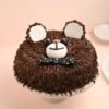 Brown Bear-Themed Cake with Fun Decorations for Children's Celebrations