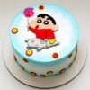 Cheeky Shinchan Fun Cake featuring a playful Shinchan design, perfect for kids' birthday celebrations with delicious flavors and vibrant decorations.