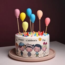 Children's Day Pineapple Fantasy Cake featuring a vibrant design and tropical flavors, perfect for celebrating with kids and adding sweetness to their special day.