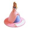 Stunning Elegant Barbie Doll Cake featuring a beautifully crafted doll topper, perfect for birthday parties and special occasions celebrating Barbie fans.