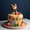 Magical Jungle Adventure Cake – Fun and Colorful Jungle-Themed Birthday Cake