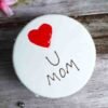 Mom Love Cake beautifully decorated with heartfelt designs, symbolizing love and appreciation, perfect for celebrating special moments with your mother.