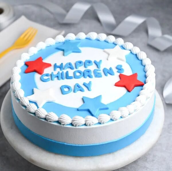 Pineapple Delight Children's Day Cake with tropical flavors and vibrant design, perfect for celebrating kids' special moments with a refreshing treat.