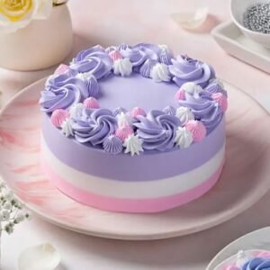 Paradise Rose Chocolate Cake decorated with elegant rose designs, ideal for romantic occasions and celebrations.