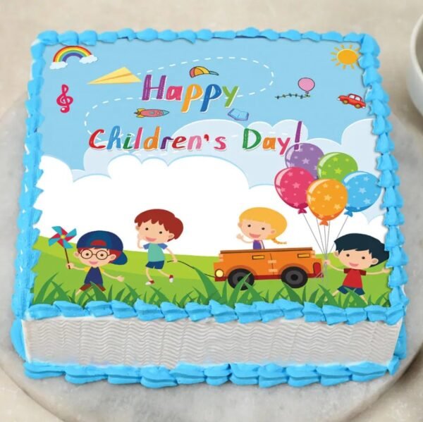 Sky High Kids' Day Cake – Colorful and Playful Cake for Children's Celebrations