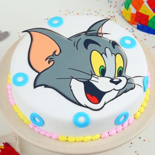 Tom's Mischief Fondant Cake – Fun and Playful Cake for Children's Celebrations