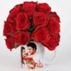 20 Love Blooms Mug featuring a vibrant arrangement of 20 colorful flowers in a decorative mug, ideal for heartfelt gifts.