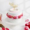 Elegant Blossom Bliss Mother’s Day Cake adorned with beautiful floral decorations, ideal for celebrating and honoring mothers on their special day.