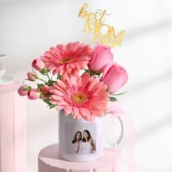 Charming Mother's Day Floral Arrangement featuring a beautiful mix of flowers, ideal for celebrating and honoring mothers on their special day.