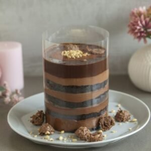 Chocolate Pullup Cake with cascading rich chocolate glaze, perfect for an interactive and indulgent dessert experience.