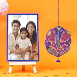 Custom Ganesha art frame set, showcasing personalized designs that blend tradition and spirituality for elegant home decor.