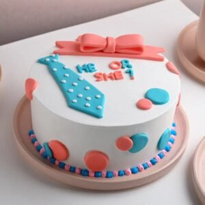 Baby Shower Surprise Cake designed with playful decorations, ideal for adding excitement to baby showers and celebrating the arrival of a new baby.