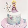 Enchanting Frozen Magic Cake with whimsical designs and layers, ideal for themed parties, birthdays, and special celebrations.