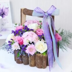 Beautiful Lavender Serenity Bouquet featuring vibrant lavender flowers, creating a calming and serene atmosphere, perfect for gifting or home decor.