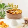 Mom’s Chocolate Citrus Cake, featuring rich chocolate layers infused with zesty citrus flavors, perfect for adding a refreshing twist to celebrations.