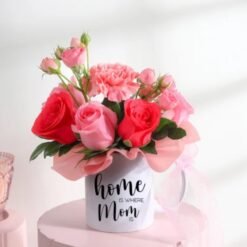 Mom's Day Spring Flower Mug – a beautifully designed mug featuring vibrant spring flowers, perfect for celebrating and honoring mothers on their special day.