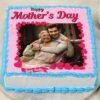 Personalized Mom's Heartfelt Photo Cake, ideal for birthdays and special occasions, featuring custom designs that express love and appreciation.