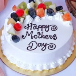 Wholesome Healthy Fruit Cake for Mom, made with fresh fruits and nutritious ingredients, offering a delicious and guilt-free dessert option.