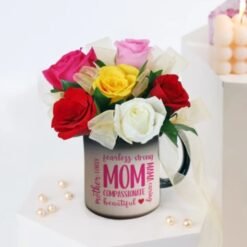 Radiant Blooms For Mother's Day featuring a vibrant mix of flowers, perfect for honoring and celebrating mothers with elegance and love.