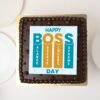 Boss Day Chocolate Opulence Cake, showcasing rich chocolate layers and decadent frosting, elegantly designed to honor your boss on their special day.