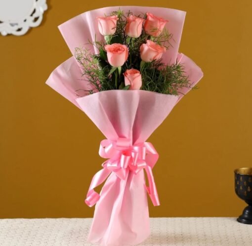 Sweetheart Pink Rose Bunch featuring a lovely arrangement of pink roses, ideal for romantic gestures and heartfelt expressions of affection.