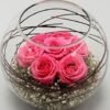 Sweetheart Roses in Glass featuring a vibrant arrangement of fresh roses displayed in a clear glass vase, perfect for romantic occasions.