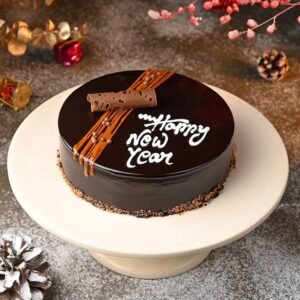 Chocolate Dream Cake For New Year – a luxurious chocolate cake designed for New Year’s celebrations, ideal for festive gatherings and sweet indulgence.