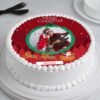 Christmas Canvas Cake with festive holiday designs, ideal for celebrations, featuring a beautiful edible canvas of holiday-themed decorations and colors.