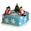 Christmas Cheer Cake with festive holiday decorations and rich layers, ideal for sharing joy at Christmas gatherings and celebrations.