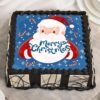 Christmas Memories Square Photo Cake – a personalized square-shaped cake with a holiday-themed photo, perfect for capturing cherished Christmas moments.