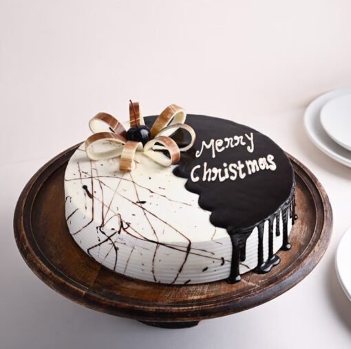 Christmas Wonderland Cake – a festive cake with winter wonderland decorations, bringing holiday magic and seasonal cheer to Christmas celebrations.