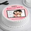 Circle of Love Anniversary Cake with elegant design, symbolizing unity and lasting love, perfect for a meaningful anniversary celebration.