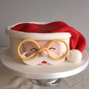 Dreaming Santa Cake with a festive Santa design and creamy layers, perfect for holiday celebrations and Christmas cheer.