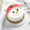 Gleeful Christmas Cake – a festive cake with joyful holiday decorations, perfect for bringing cheer to Christmas celebrations and gatherings.