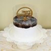 Happy Anniversary Pull-Up Cake featuring cascading layers of cream and frosting, a delightful and interactive treat for anniversary celebrations.