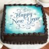 New Year Chocolate Dream Cake, a rich and decadent chocolate dessert with festive decorations, perfect for celebrating the New Year.