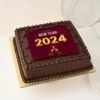 Picture Perfect New Year Cake – a personalized New Year cake featuring a custom photo, perfect for celebrating memorable moments.