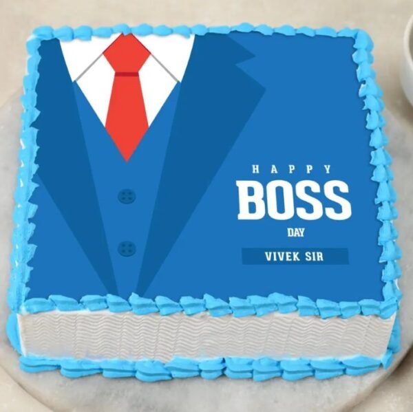 Prestige Boss Cake featuring elegant designs, ideal for celebrating birthdays, promotions, achievements, and events that honor leadership and success.