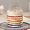 Rainbow Bliss Pull-Up Cake with vibrant rainbow layers, perfect for birthdays, celebrations, and fun events that delight all ages.