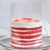 Red Velvet Pull Up Cake – a moist red velvet cake paired with a creative pull-up frosting design for unforgettable occasions.