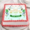 Republic Day Charm Cake with vibrant colors and festive designs, perfect for adding a patriotic touch to Republic Day festivities.