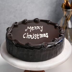 Enchanted Christmas Cake – a beautifully decorated festive cake capturing the magic of Christmas with enchanting holiday designs for joyful celebrations.