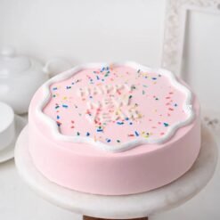 Vanilla Bliss New Year Cake – a festive vanilla cake for New Year, perfect for bringing sweet joy to holiday celebrations.