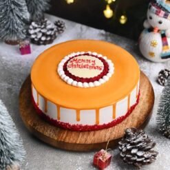 Christmas Coffee Velvet Cake featuring rich coffee flavors and velvety layers, perfect for holiday gatherings.