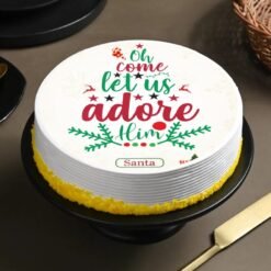 Cheerful Santa Cake with festive Santa decorations and rich flavors, perfect for Christmas celebrations.